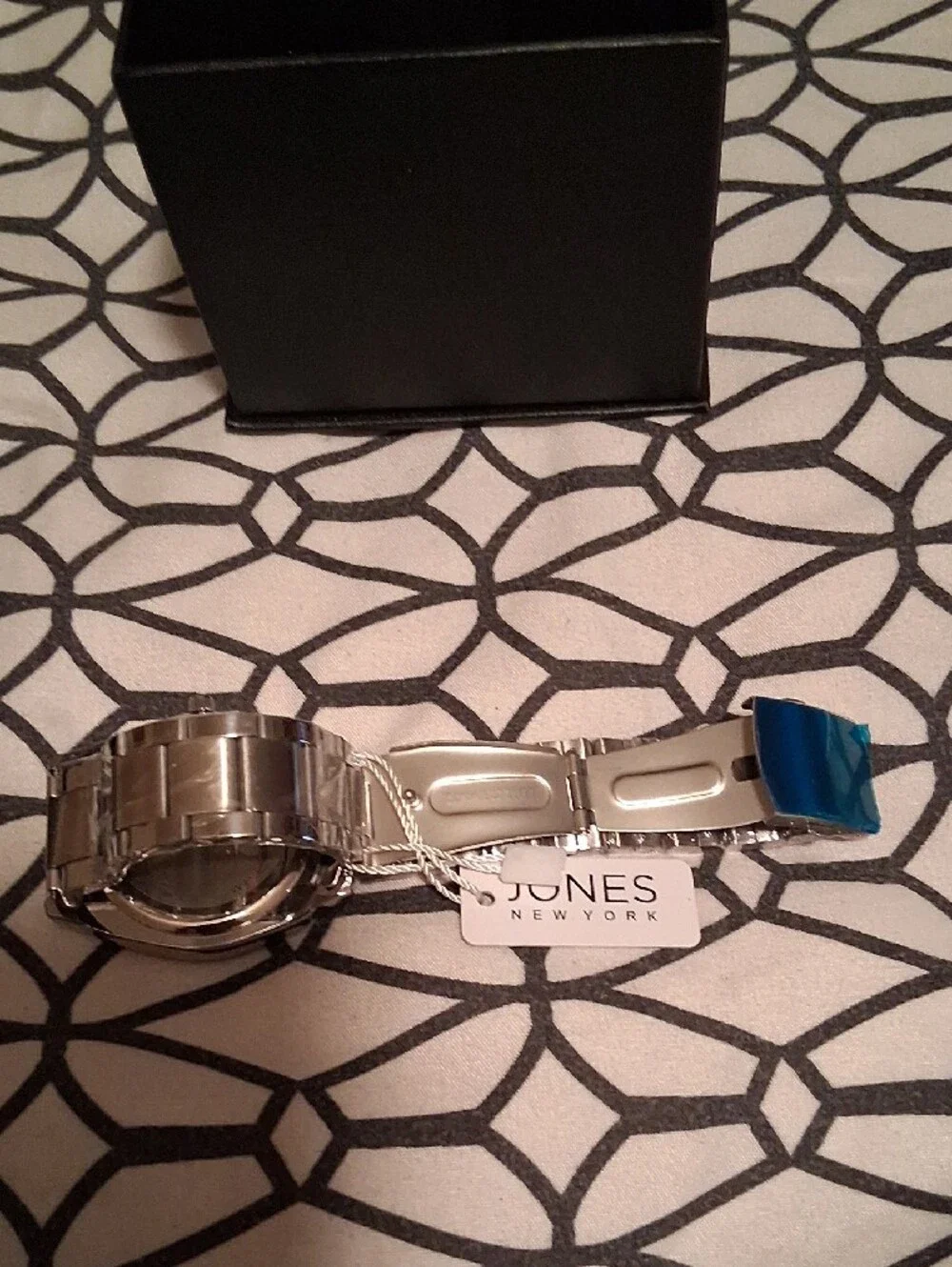 Jones New York Men’s Silver Stainless Steel Watch